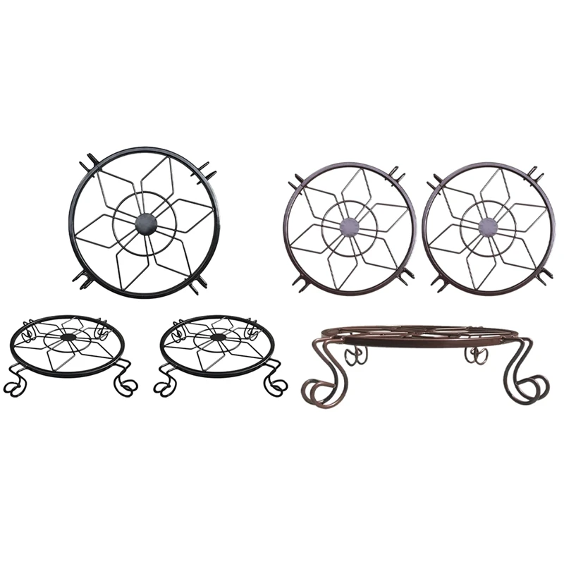 

3 шт., подставка для комнатных цветов, из кованого железа