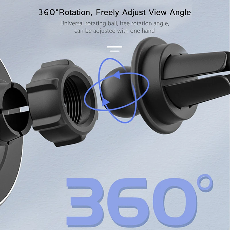

Car Mount Holder Magnetic Mobile Car Vent Mount For Iphone 12 15W Magnetic Car Charging Mount Airvent Stand Holder