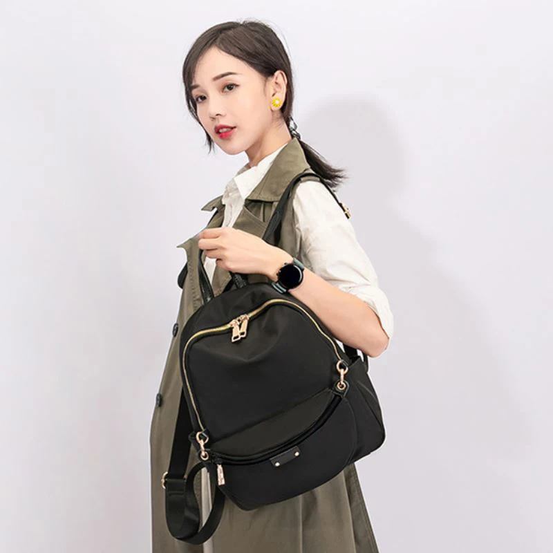 Рюкзак Coolcept женский из ткани Оксфорд комплект 2 предметов дорожный ранец на плечо