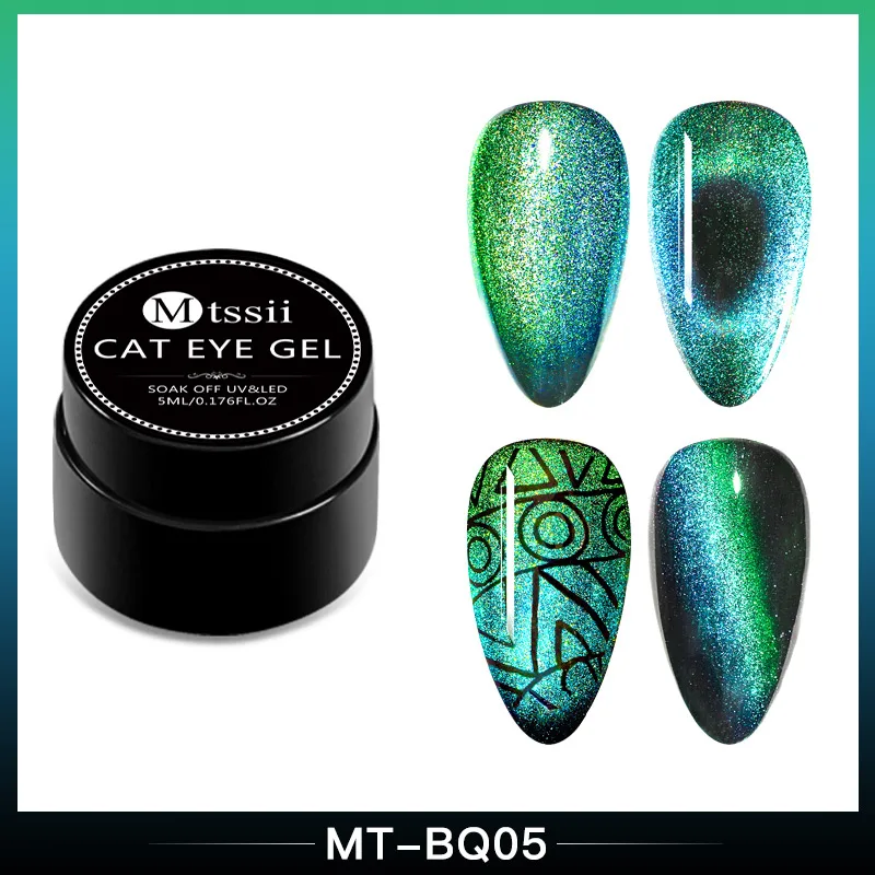 BS08779 Mtssii 5 мл 9D Galaxy Cat Eyes светодиодный Гель-лак для ногтей Хамелеон для использования с магнитом УФ-лак для ногтей Блестящий гель нужен черный базовый слой - Цвет: BS08779