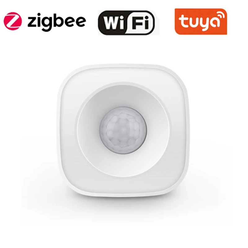 

Беспроводной инфракрасный датчик Tuya ZigBee/WiFi, охранная сигнализация с PIR-датчиком движения, с приложением Smart Life