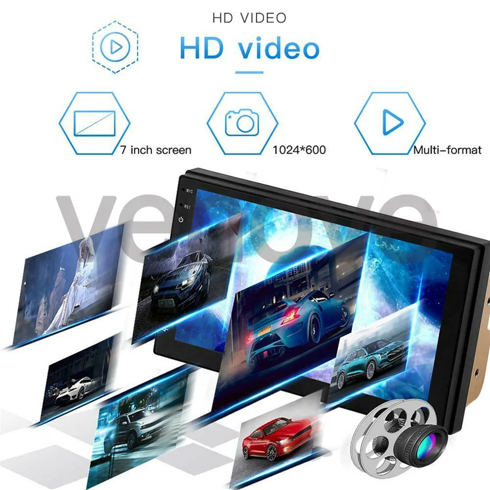 7 ''2 Din Android 9,1 автомобильный Радио Стерео gps навигация 2+ 32G автомобильный мультимедийный плеер automag для peugeot hyundai VW golf 3 Nissan