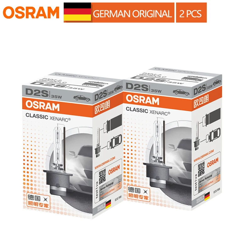 Автомобильная ксеноновая фара OSRAM HID D3S D1S D4S D2S CLC 4200K 12 В 35 Вт (2 шт.)|Лампы для