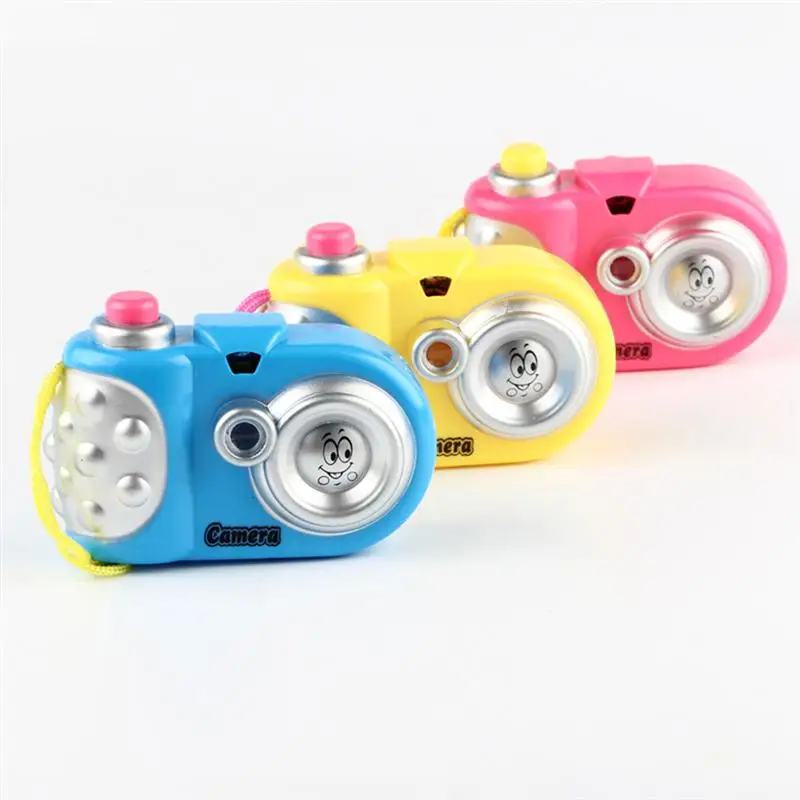 Мультяшная мини блестящая проекционная камера Забавный животный узор