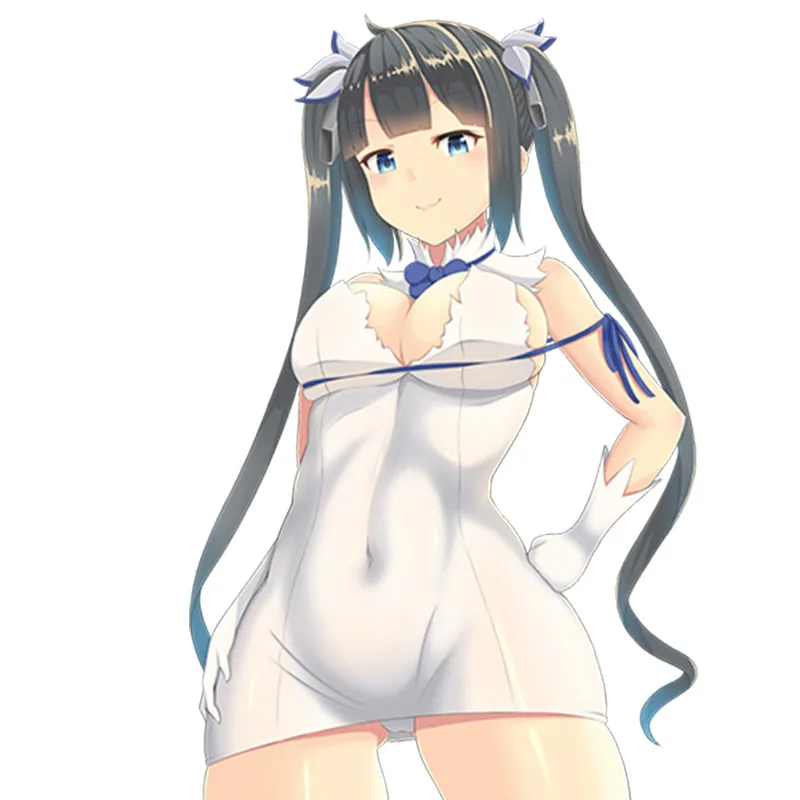 

Personality Sexy Beauty Interesting Girl Anime Sticker Accessories Car Styling Decal Vinyl Car Window Cover Scratches PVC13x8cm