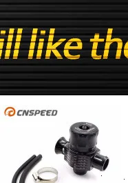 CNSPEED 25 мм два поршня выдувного клапана для Audi A4 S4 Golf Jetta 25 PSI адаптер выдувного сброса BOV YC100365-SL