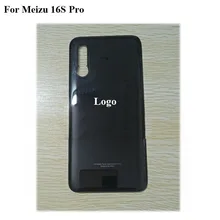 Original NEW Black For Meizu 16S Pro 16 S Pro Full Battery Cover Back Cover Door Housing Case For Meizu 16Spro with logo