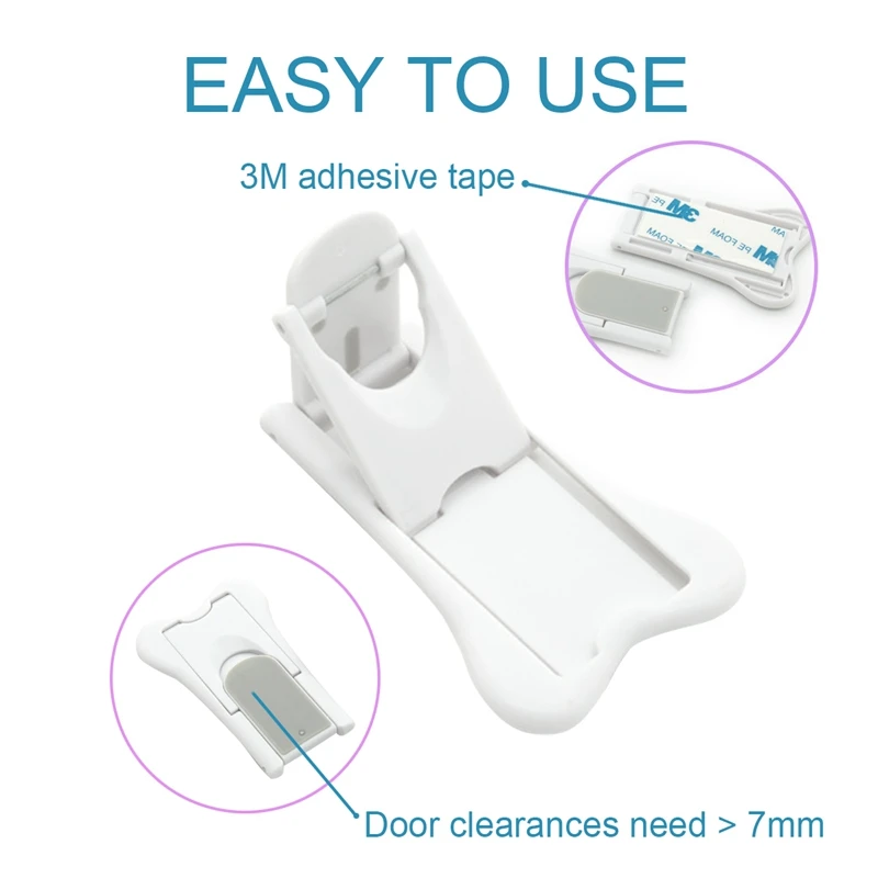 

Sliding Door Lock for Child Safety, Baby Proof Lock for Patio, Closet,Shower,Window,Wardrobe, Childproof Cupboard Kitchen Cabin