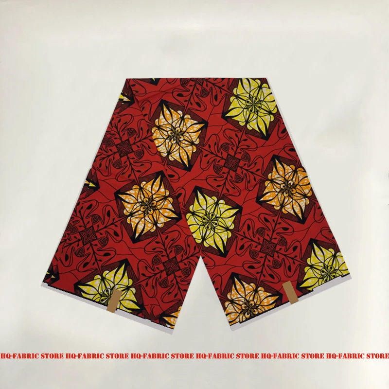 

African Ankara Style Real Soft Wax Dye Prints Fabric 100%Cotton Veritable High Quality Dress Sewing Material By The Yards V-L 39
