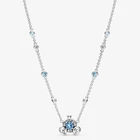Тыква колье 100% реальные 925 стерлингового серебра ожерелье с тыквой для модных женщин, ювелирное изделие, подарок