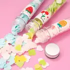 Дорожное миниатюрное ароматизированное мыло для ванны, детское мыло для рук, бумажная трубка, портативный лепесток фруктов, одноразовое мыло для рук, Цветочная бумага