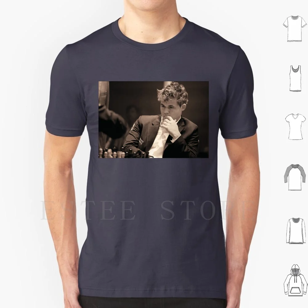 

Футболка Magnus Carlsen мужская хлопковая, шахматы, Норвегия, Carlsen, 6Xl