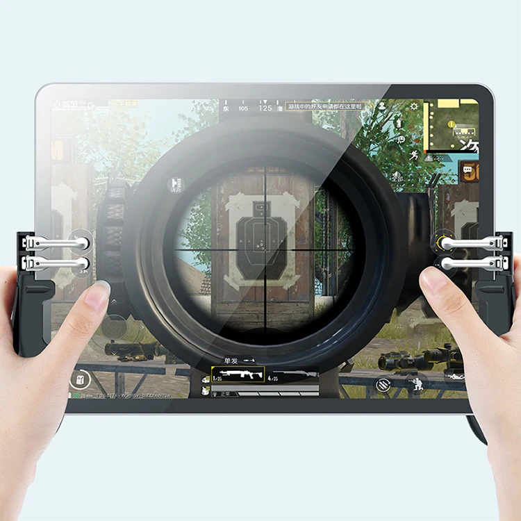 Триггеры для Pubg Mobile для Ipad шесть пальцев пубг контроллер для Ipad Pubg Mobile 6 контроллер L1 R1 Кнопка огня джойстик