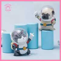 Original Cat and Dog Black Galaxy Roaming Series Blind Box Toy Doll Randomly A Cute Cartoon Character Gift Fantasy Figures