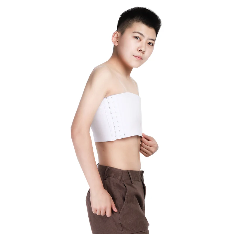 HaleyChan прочный эластичный ремешок корсет без бретелек для томбоя транссексуалов