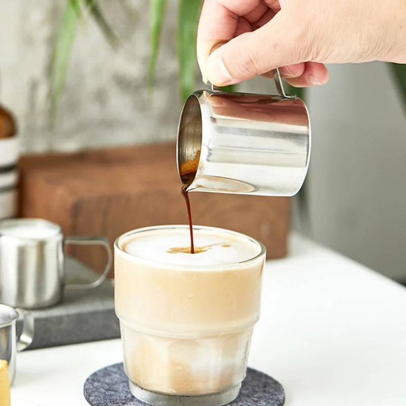 

Craft Coffee Mugs Coffee Shop Stainless Steel Espresso Coffee Cup Milk frothing jug Pitcher Barista Latte Milk Frothing Supplies