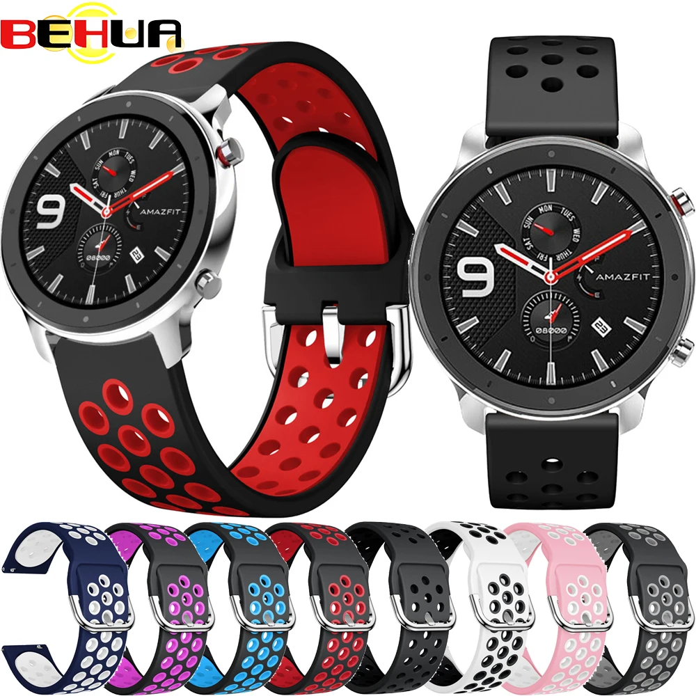 Ремешок спортивный силиконовый для Samsung Galaxy Watch 46 мм 22 браслет samsung Gear S3 Frontier/Classic |