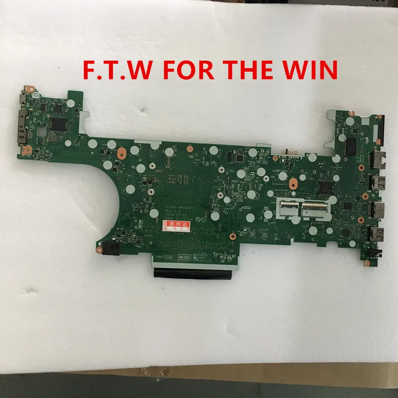 

01YR336 MB FOR para Lenovo Laptop Motherboard T480 (Type 20L5, 20L6) Laptop CPU i5-8350U,TPM2,AMT NM-B501 100% probado