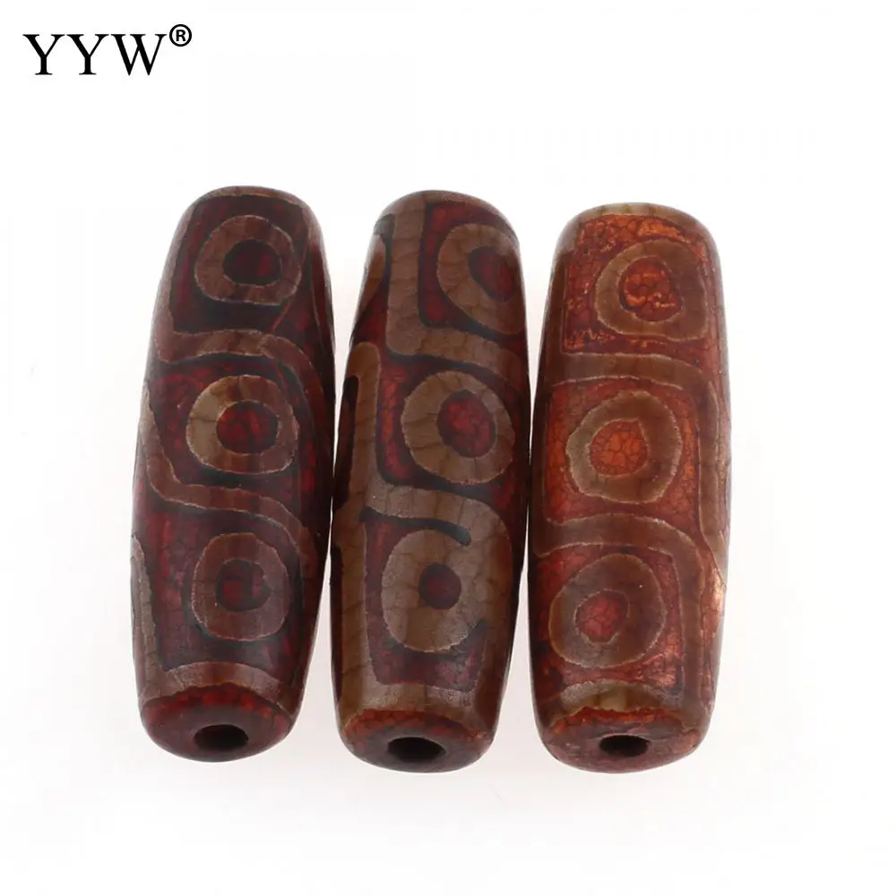 

Natural Tibetan Dzi Beads Jewelry Making Beads Onyx Tibetan Beads New Eyed Beads For Making Bracelet More Colors 13x13x41mm