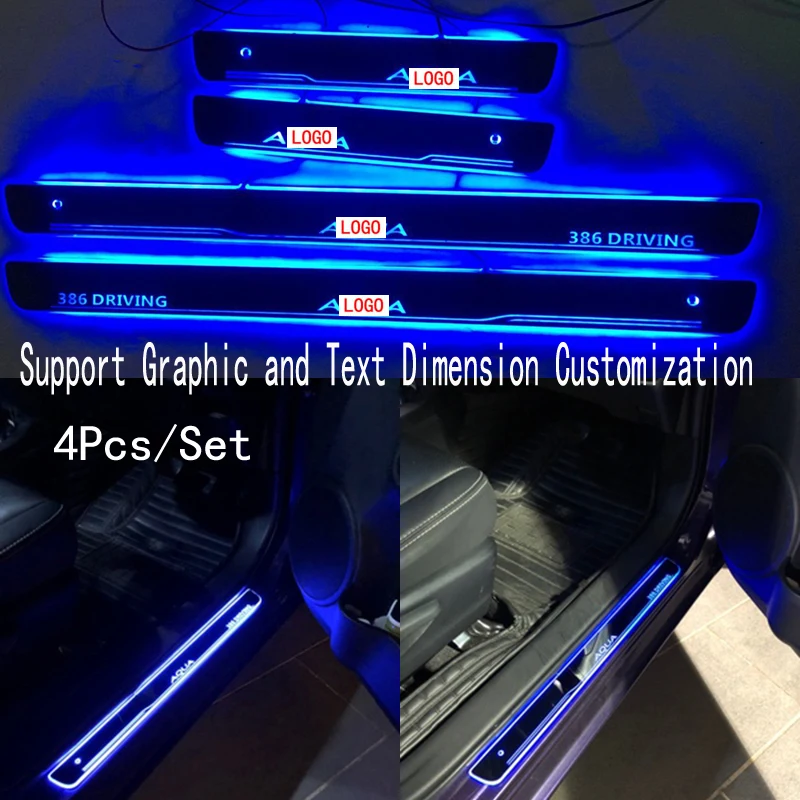 4 шт./применимо к водной потоковой динамической светодиодной лампе дверная