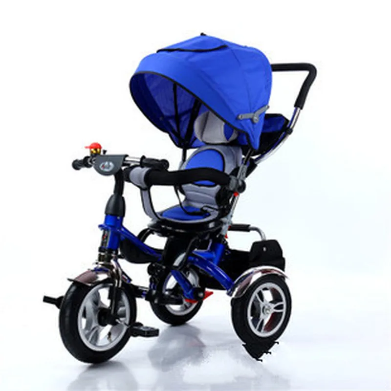 Новинка 2019 детский трехколесный велосипед коляска трансформер три колеса