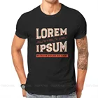 Футболка Lorem Ipsum Мужская программирующая IT программирующая, Новая удобная свободная футболка с принтом