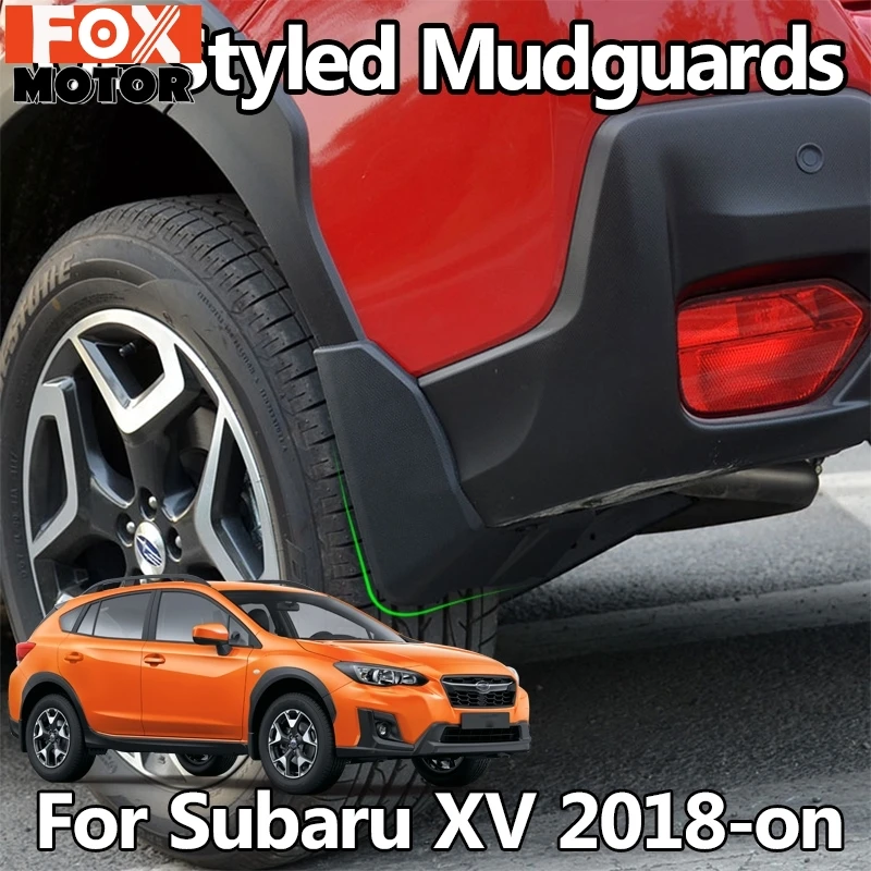 

Set Molded Car Mud Flaps For Subaru 2018 Crosstrek XV Mudflaps Splash Guards Mud Flap Mudguards Fender Front Rear 2019