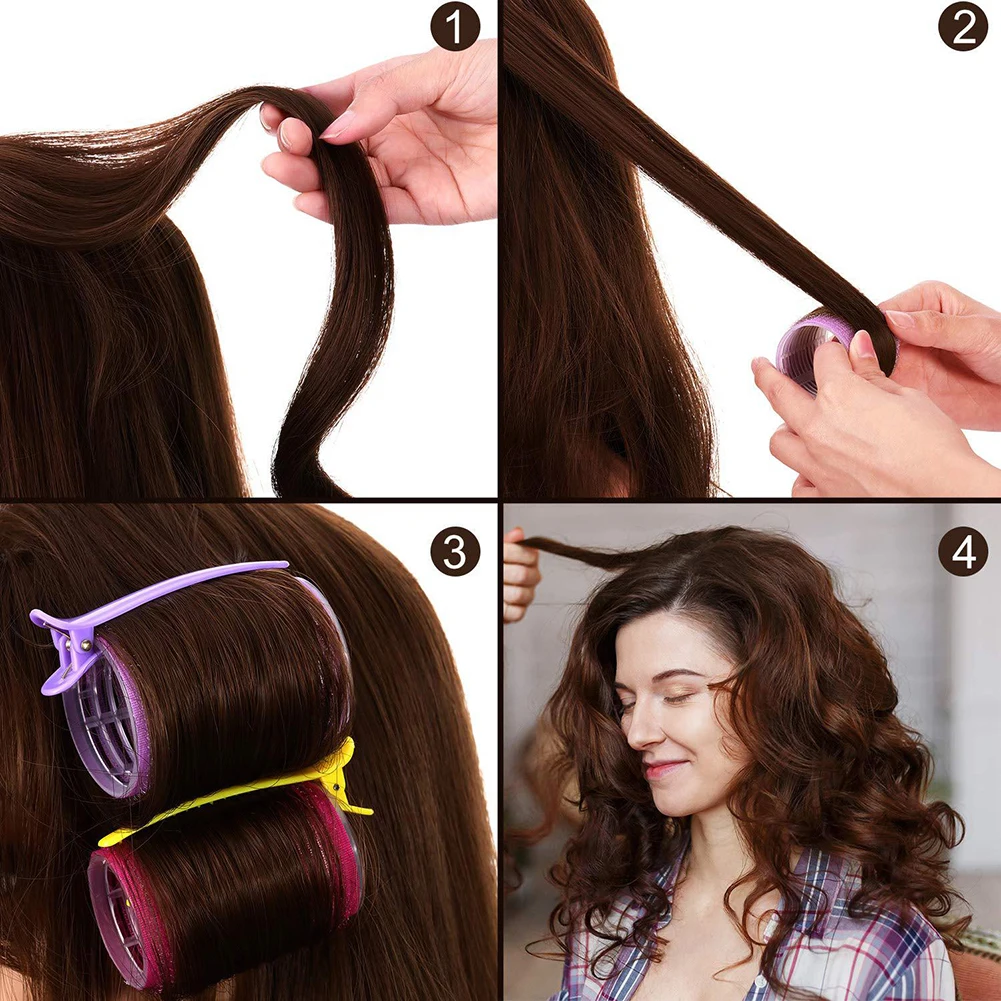 

36/48/96/120pcs Self Grip Hair Rollers Set Fluffy Clip Curler Home Salon DIY Hair Styling Tools Hairdressing Hair Curlers New