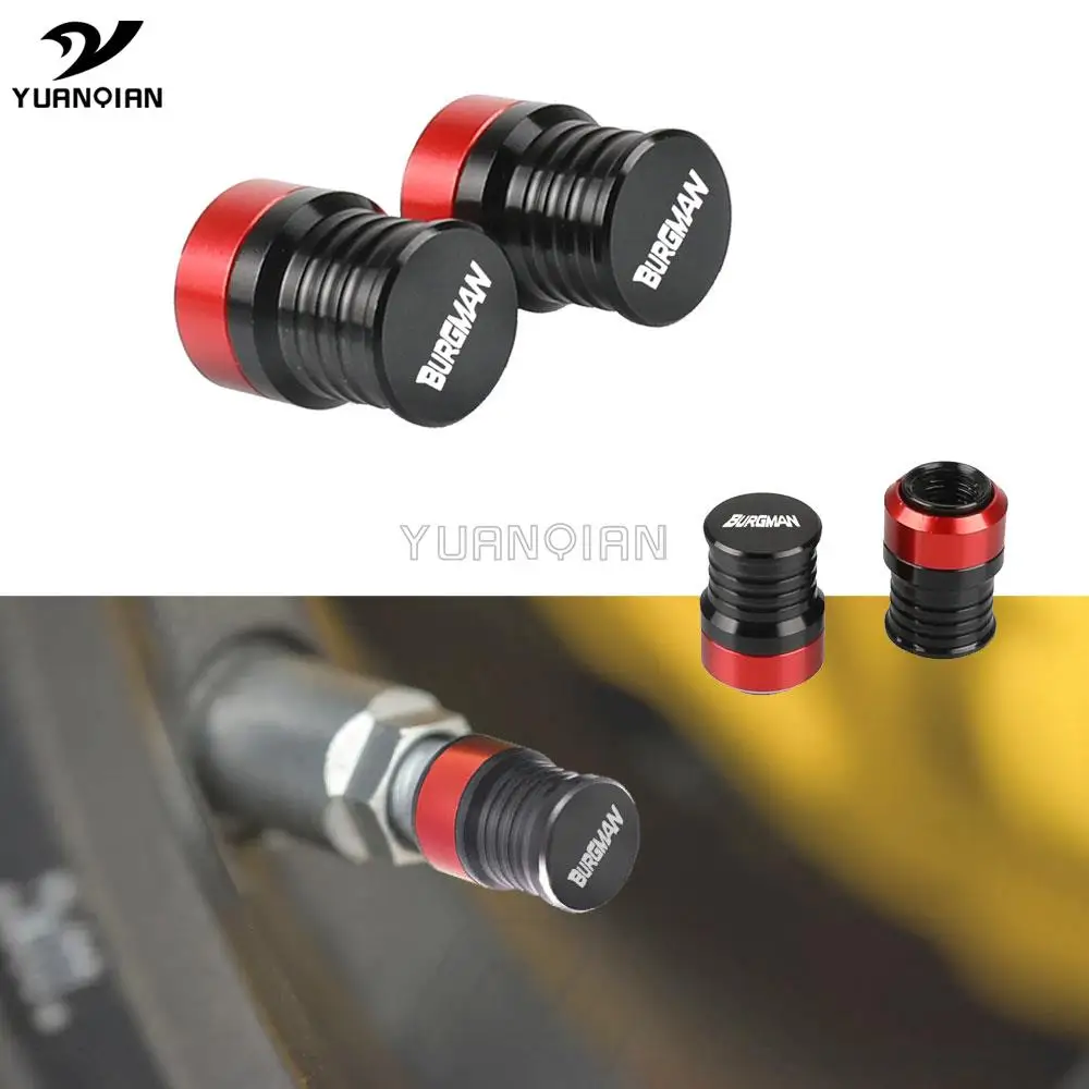 

Motorcycle New High Quality Wheel Tire Valve Stem Caps Airtight Covers FOR SUZUKI BURGMAN 650 400 125 200 250 2013-2018 2019