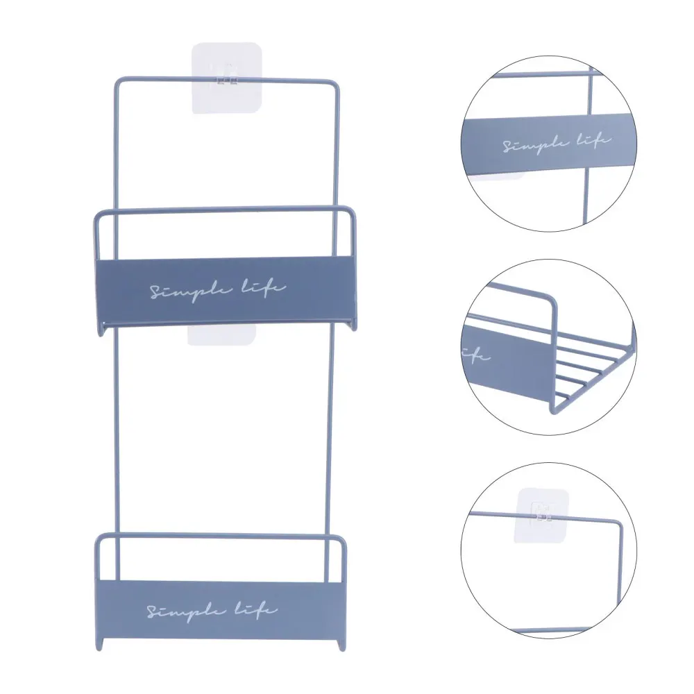 

1Pc Simple Hanging Bag Organizer Home Durable Sundries Storage Holder Blue