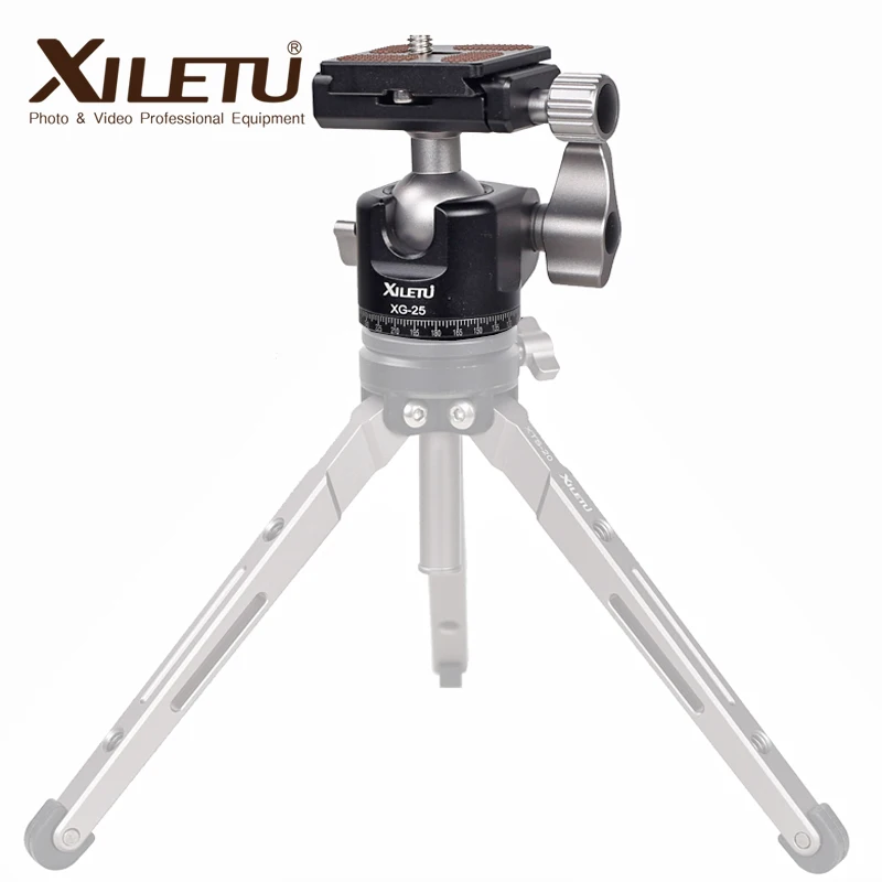 XILETU XG 25 Камера панорамная шаровая Головка для штатива трипода из 360 градусов Quick