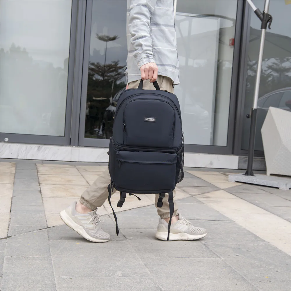 caden camera backpack large capacity laptop dslr camera bags for sony canon nikon lens tripods outdoor travel bags for men women free global shipping