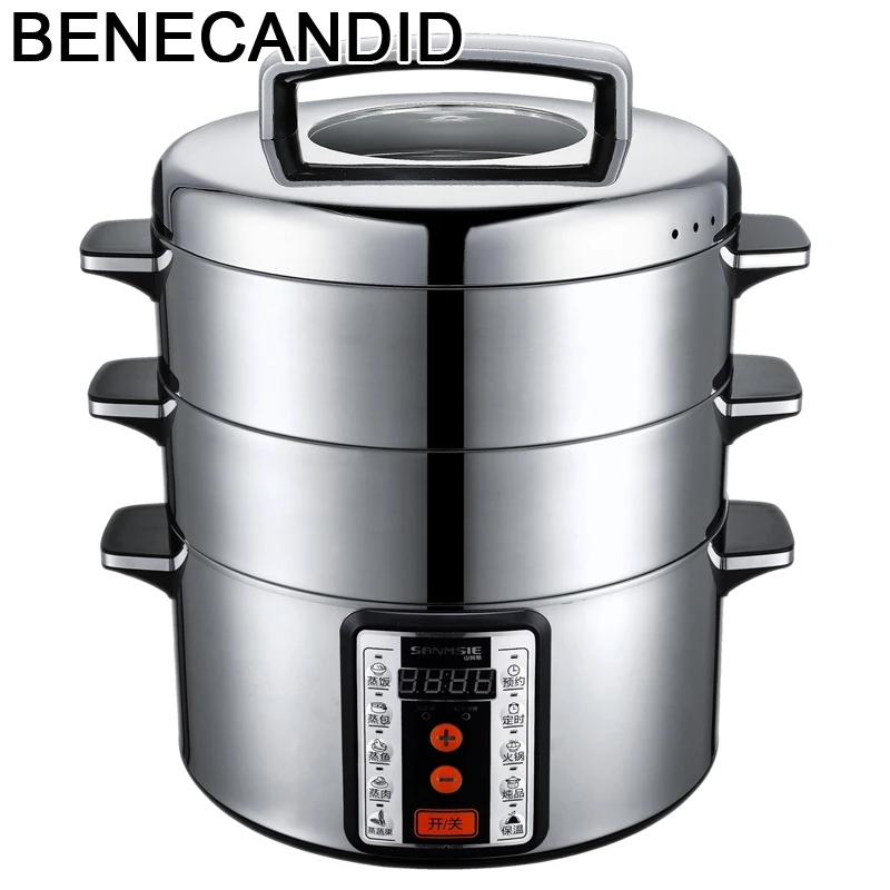 

Многоразовая Пароварка для приготовления пищи, пароварка, оборудование для ресторана, электроварка, мультиварка, пароварка для пищевых про...