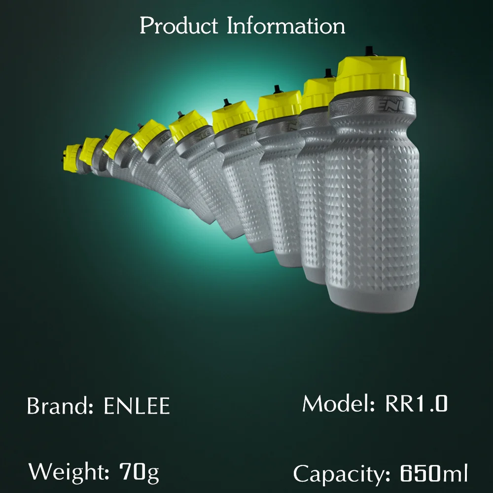 ENLEE 650 мл велосипедная бутылка для воды герметичная Спортивная портативная