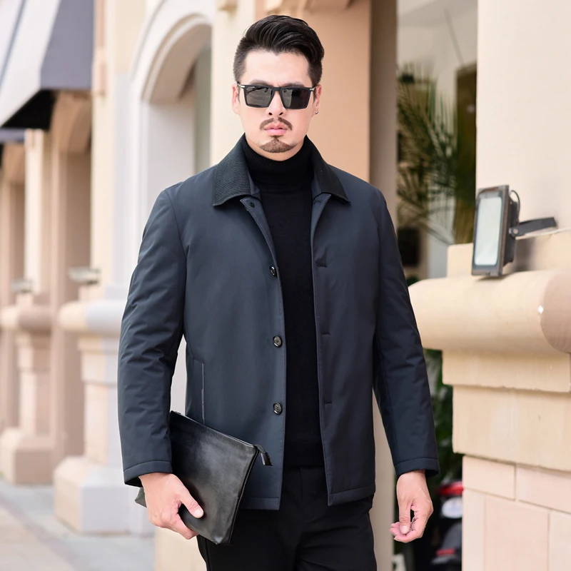 Осенне-зимняя новая куртка модная повседневная утепленная теплая одежда с