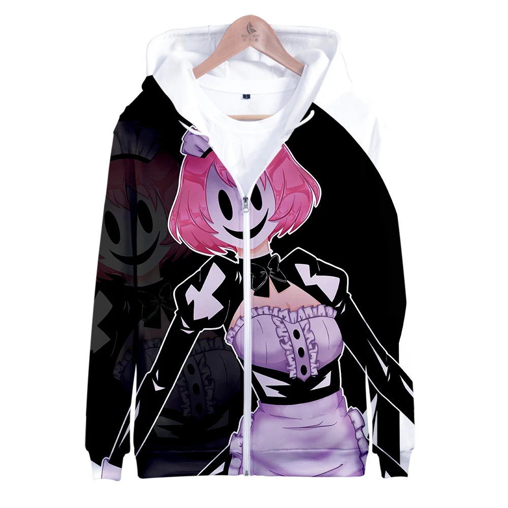 

High-Rise Invasion Personality Jacket Japanese Anime 3D Print Unisex High-quality Sweatshirt Zipper Hoodie Casual Clothes