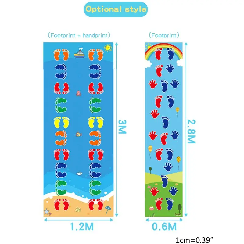 

Kid's Jumping Carpet Baby Jump Lattice Kindergarten Team Game Pad Early Childhood Fun Toys Child Indoor Outdoor Sports Toys