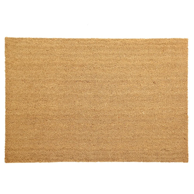 

Coco Coir Doormat With Heavy-Duty PVC Backing 15.7 Inches X 23.6 Inches Perfect Color/Sizing For Outdoor/Indoor Uses