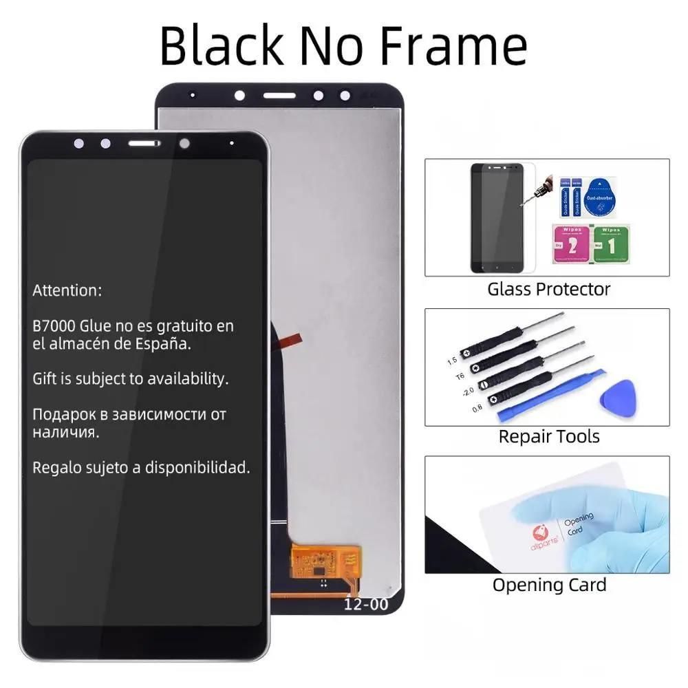 Black No Frame 5." 720 x 1400 Дисплей для Xiaomi Redmi 5 ЖК-экран для Redmi 5 LCD MDG1 MDTI с рамкой Запасные части - Цвет: Black No Frame