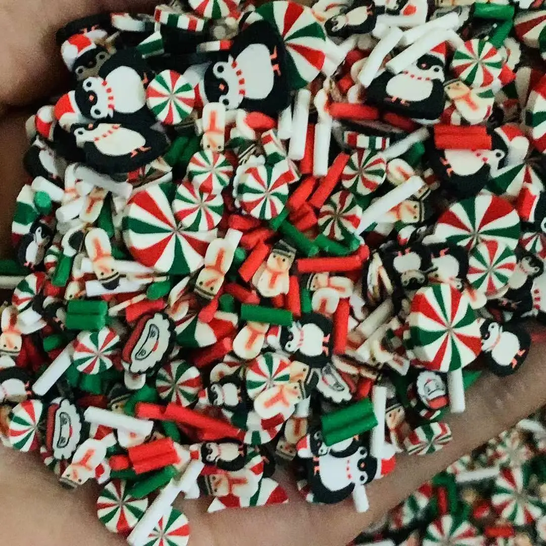 100 г полимерная глина рождественские конфеты Пингвины снежный человек спрей для