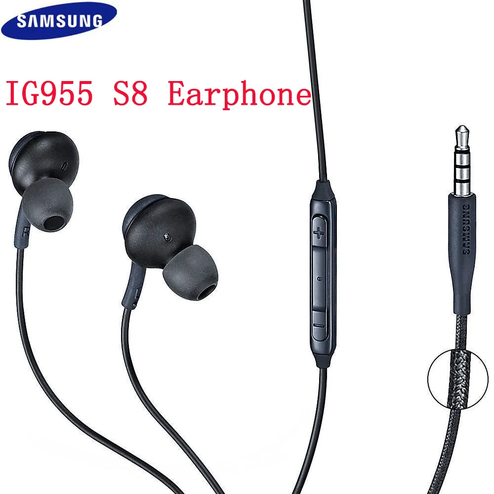 Наушники Samsung AKG EO-IG955 с микрофоном проводные наушники для Galaxy S10 S9 S8 S7 Huawei 3 5 мм |