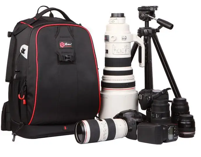 

SLR camera bag camera bag red digital camera bales SLR photography backpack