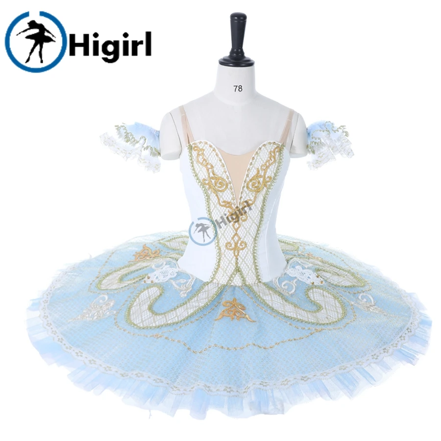 

Blue nutcracker tutu blue professional tutu girls ballet costumes blue bird pancake tutu ballet stage costumes BT9097B