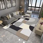 Простой современный прикроватный ковер для гостиной, спальни, детский прикроватный ковер, модельный коврик для эркера комнаты