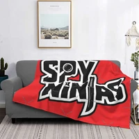 spy ninjas blanket bedspread bed plaid muslin bedspreads blanket hoodie summer bedspread