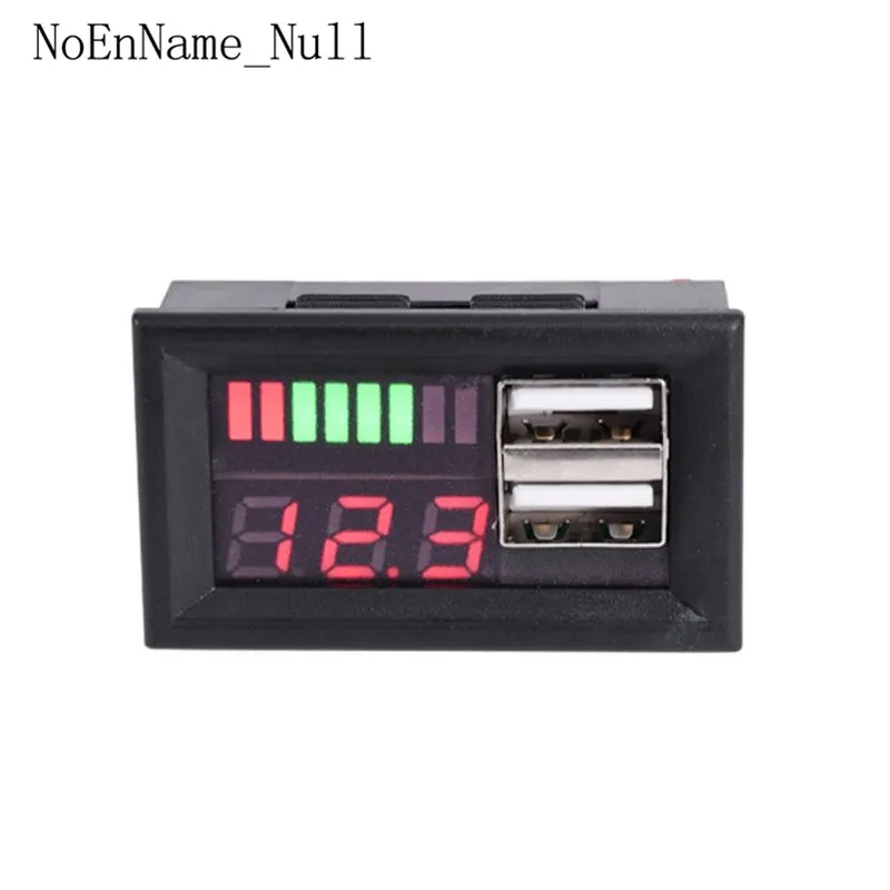 12V Цифровой вольтметр для автомобиля мотоцикла напряжение батарея Панель метр w