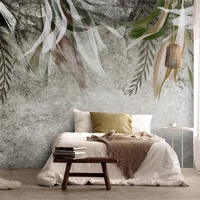 beibehang custom abstract art leaf wall paper for walls bedroom home decor wall covering photo mural wallpapers for living room