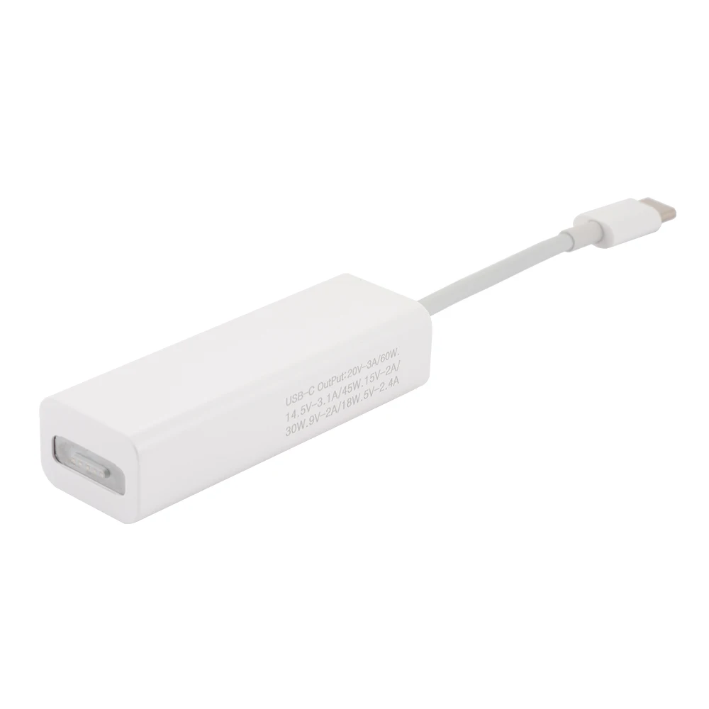 Черный/белый адаптер USB C на Magsafe 2 магнитный 5 контактный конвертер для MacBook Pro
