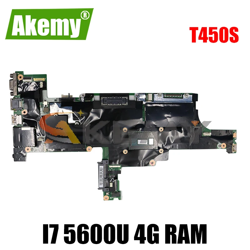 

Akemy AIMT1 NM-A301 для Lenovo Thinkpad T450S Материнская плата ноутбука процессор I7 5600U 4G RAM 100% тесты работы FRU0HT758 00HT756 00HT757