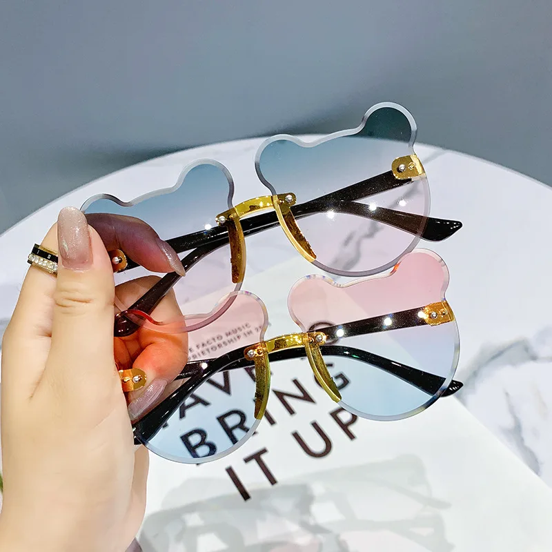 Детские Мультяшные милые Меняющие цвет ленивые солнцезащитные очки новые